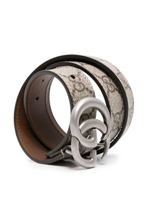 GG Supreme canvas kids belt GUCCI KIDS | 4327072ZG0G9742